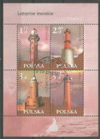 Poland 2007 Mi Abo Block 176 Fi Abo Block 207 Cancelled  (ZE4 PLDabobl176) - Lighthouses