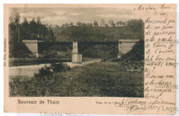 CPA THUIN Souvenir De Thuin Pont De La Celle - Thuin