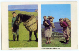 SOUTH UIST : ERISKAY PONY / CARRYING HOME PEAT - Inverness-shire