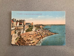 St-Malo La Plage De Bon-Secours A Maree Haute Carte Postale Postcard - Saint Malo