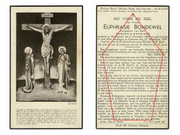 Euphrasie Bondewel Seraphin De Prince Handzame Ledegem 1939 Doodsprentje Bidprentje - Obituary Notices