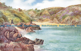 R657580 Guernsey. Saints Bay. Valentine. Art Colour. E. W. Trick - World