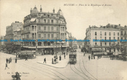 R658340 Beziers. Place De La Republique Et Avenue. G. Marrot - World
