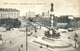 R658342 Wien. Praterstern. Tegetthoffdenkmal Und Nordbahnhof. W. D. W. I - World