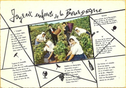 *Lot De 3 CPM - Thème Vin, Viticulture, Musique - Joyeux Enfants De La Bourgogne - Vigne