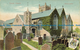 R658377 Ilfracombe. Parish Church. Woolstone Bros. The Millton Glazette Series. - World