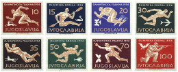 76781 MNH YUGOSLAVIA 1956 16 JUEGOS OLIMPICOS VERANO MELBOURNE 1956 - Préphilatélie