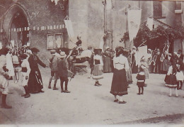 LE VOIDE 1913 MAINE ET LOIRE FETE CORTEGE PHOTO ORIGINALE 8 X 6 CM R5 - Plaatsen