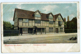 STRATFORD ON AVON : SHAKESPEARE'S HOUSE / GLOSTER CDS POSTMARK DUPLEX / DYMOCK (MAYO) - Stratford Upon Avon