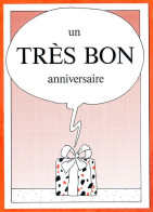 CP TRES BON ANNIVERSAIRE Cadeau Carte Vierge TBE - Verjaardag