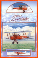 CP Joyeux Anniversaire Avion Biplan Carte Vierge TBE - Birthday