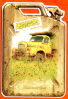 Joyeux Anniversaire  Camion Jerrican Carte Vierge TBE - Anniversaire