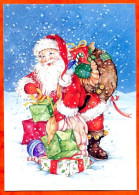 Carte NOEL Père Noel Cadeaux Carte Vierge TBE - Autres & Non Classés