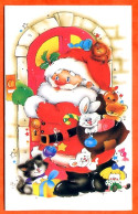 Carte Joyeux Noel Et Bonne Année  Pere Noel Jouets Carte Vierge TBE - Autres & Non Classés