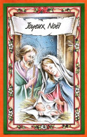 Carte JOYEUX NOEL Marie Joseph Jesus Carte Vierge TBE - Andere & Zonder Classificatie