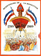 CP BICENTENAIRE DE LA REVOLUTION FRANCAISE 1789 1989 TBE Systeme Disque Histoire N° 1 Carte Vierge TBE - Geschichte