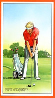 CP Sport VIVE LE GOLF Golfeur 2 Carte Vierge TBE - Golf