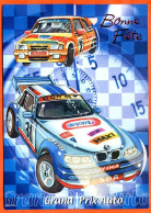 CP Bonne Fete Sport Grand Prix Auto Carte Vierge Gaufrée TBE - Rally