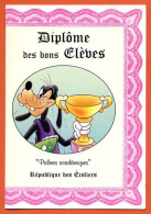 Carte DIPLOME DES BONS ELEVES    Disney Carte Vierge TBE - Other & Unclassified