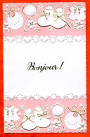 Carte Naissance Bonjour Carte Vierge TBE - Birth