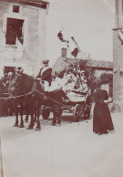 LE VOIDE 1913 MAINE ET LOIRE FETE CORTEGE PHOTO ORIGINALE 8 X 6 CM R9 - Lieux