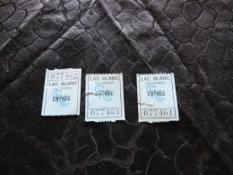 VP-264 , Lot De 3 Tickets , Lac Blanc, Val Thorens, Entrée - Toegangskaarten