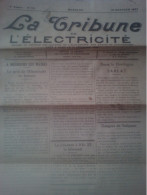 La Tribune De L'électricité N°72 à Mrs Les Maires - Dordogne Sarlat - Courant à 0.22 Le Kgwatt - élections Radiophonique - 1900 - 1949