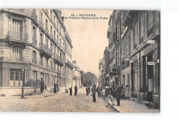 BAYONNE - Rue Frédéric Bastiat Et La Poste - Très Bon état - Bayonne