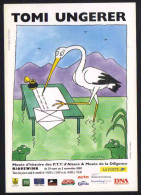 TOMI UNGERER - GRENOUILLE - CIGOGNE - RIQUEWIHR / 2002 CARTE POSTALE MUSEE DES PTT (ref 3595) - Ungerer