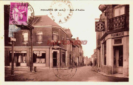 CPA POUANCE - MAINE ET LOIRE - RUE D'AUBIN - Autres & Non Classés