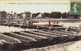 CPA ANGERS - MAINE ET LOIRE - MANÅ’UVRE DE PONTAGE - Angers