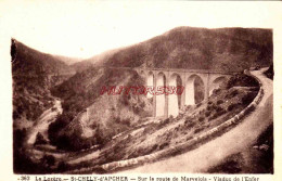 CPA SAINT CHELY D'APCHER - LOZERE - ROUTE DE MARVEJOLS - Saint Chely D'Apcher