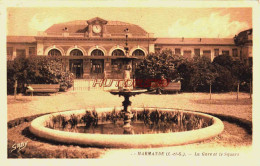 CPA MARMANDE - LOT ET GARONNE - LA GARE - Marmande