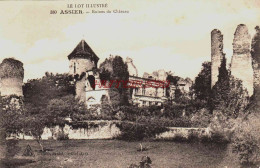 CPA ASSIER - LOT - RUINES DU CHATEAU - Assier