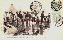 CPA LE CAMP DE CERCOTTES - LOIRET - APRES L'ORAGE DEMENAGEMENT IMPREVU - Andere & Zonder Classificatie