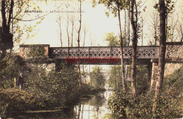 CPA COURTENAY - LOIRET - LE PONT DU CHEMIN DE FER - Courtenay