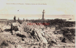 CPA SAINT MARC - LOIRE ATLANTIQUE - ROCHERS ET PHARE - Sonstige & Ohne Zuordnung