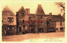 CPA PIRIAC - LOIRE ATLANTIQUE - PLACE DE L'EGLISE - Piriac Sur Mer