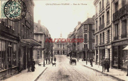 CPA CHALONS SUR MARNE - MARNE - RUE DE MARNE - COMMERCES - Châlons-sur-Marne