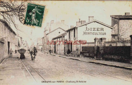 CPA CHALONS SUR MARNE - MARNE - FAUBOURG SAINT ANTOINE - PUB LIZER HORTICULTEUR - Châlons-sur-Marne