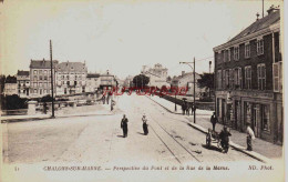 CPA CHALONS SUR MARNE - MARNE - RUE DE LA MARNE - Châlons-sur-Marne