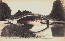 CPA CHALONS SUR MARNE - MARNE - LA PASSERELLE DU JARD - Châlons-sur-Marne