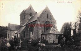 CPA GENETS - MANCHE - L'EGLISE - Other & Unclassified