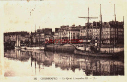 CPA CHERBOURG - MANCHE - LE QUAI ALEXANDRE 3 - Cherbourg
