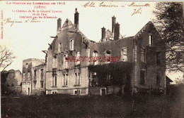 CPA CREVIC - MEURTHE ET MOSELLE - RUINES GUERRE 1914-18 - LE CHATEAU - Other & Unclassified