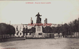 CPA LUNEVILLE - MEURTHE ET MOSELLE - RUINES GUERRE 1914-18 - PLACE DES CARMES - Luneville