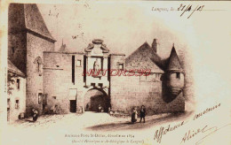 CPA LANGRES - HAUTE MARNE - ANCIENNE PORTE DE SAINT DIZIER - Langres