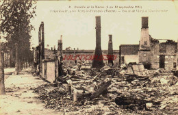 CPA FRIGNICOURT - MARNE - RUINES GUERRE 1914-18 - ROUTE DE VITRY - Other & Unclassified