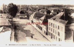 CPA MOURMELON - MARNE - LA RUE DE CHALONS - Mourmelon Le Grand