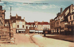 CPA SEZANNE - MARNE - PLACE DE LA REPUBLIQUE - Sezanne